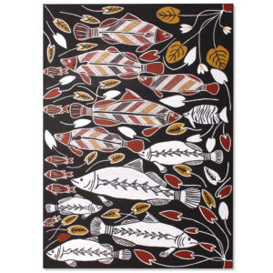 Marrandil (Reef) - Painting On Canvas - Helen Wunungmurra