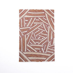 Gapuwarriku at Lutumba - Painting On Paper - David Wapit Mununggurr