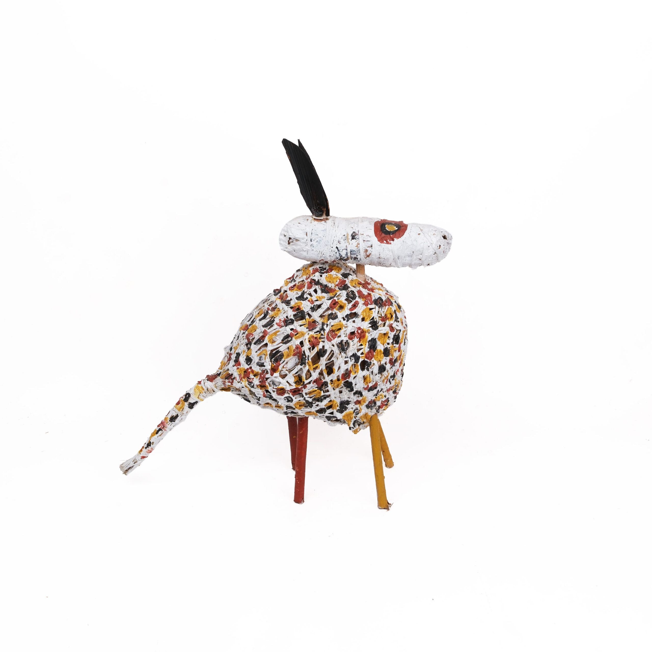Camp dog - Fibre Sculpture - Tony Raguwanga Cameron